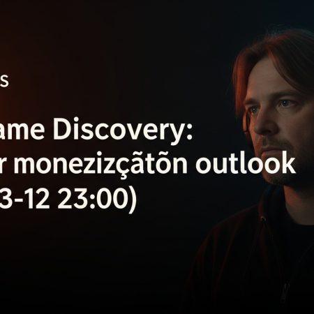 Indie Game Discovery: Creator monetization outlook (2026-03-12 23:00) #001