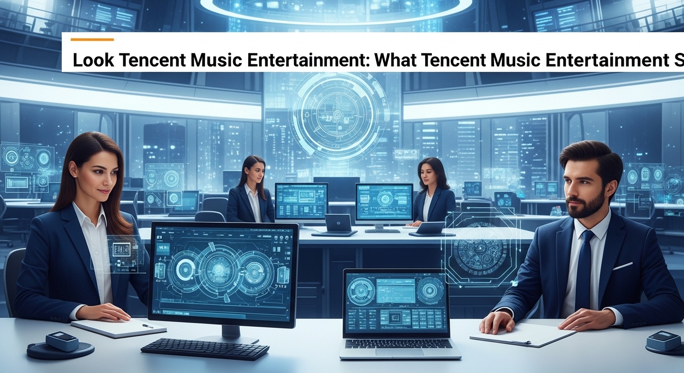 Graphic illustrating Tencent Music Entertainment shaping Brazil's entertainment landscape.