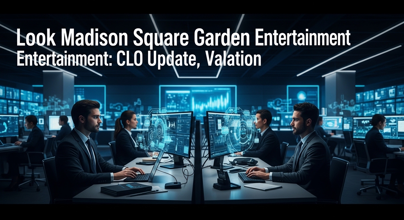 Editorial illustration for MSGE CLO update and valuation article