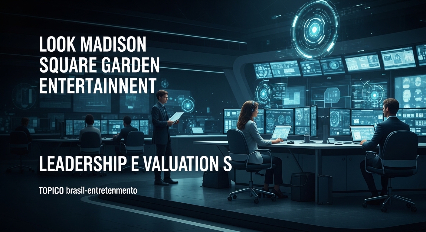 Editorial collage showing MSGE branding, global media landscape, and Brazilian audience engagement.