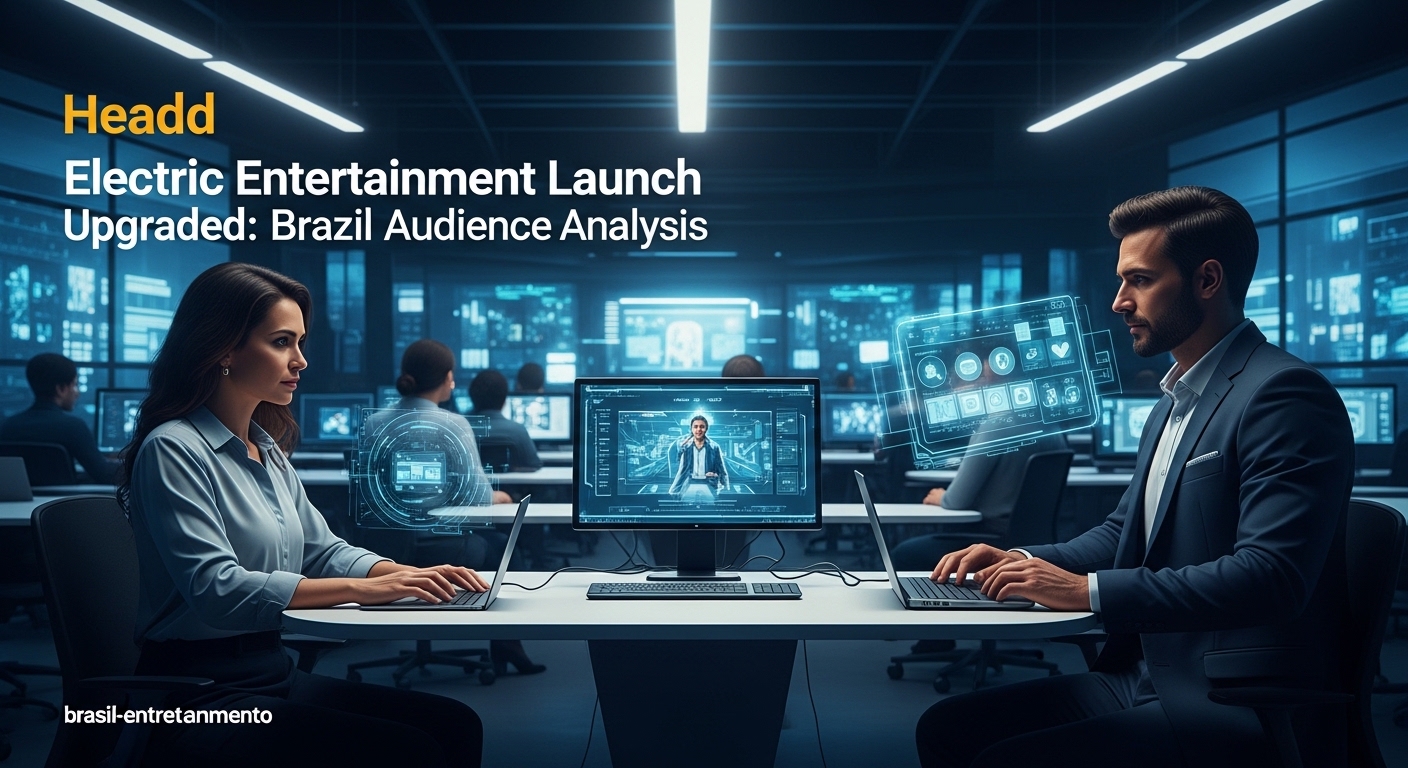 Brazilian viewers watching the upgraded ElectricNOW app on a large-screen TV in a modern living room.