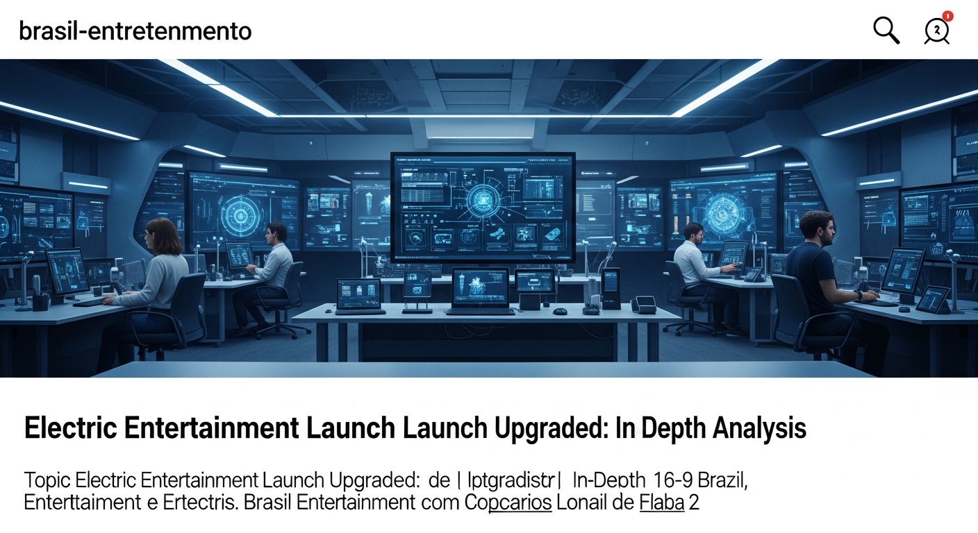 Editorial illustration of Electric Entertainment app upgrade focused on Brazil market.